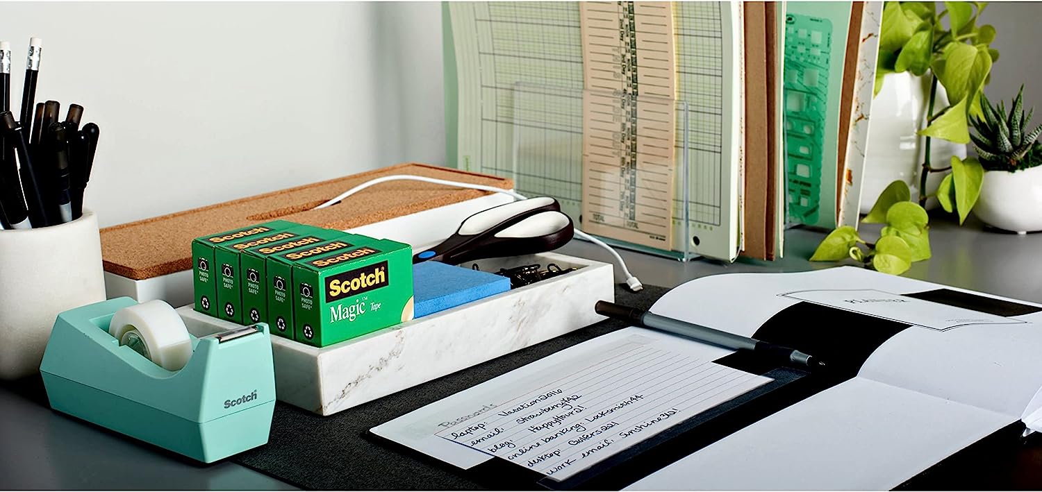 Scotch Magic Tape, 6 Rolls with Dispenser, Numerous Applications, Invisible, Engineered for Repairing, 3/4 x 1000 Inches, Boxed (810K6C38) - Image 10